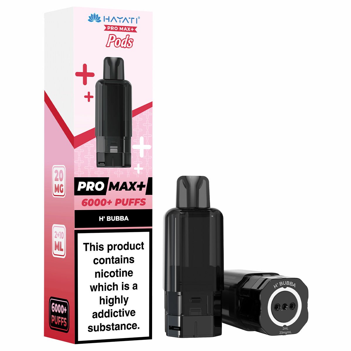 H' Bubba Pro Max Plus 6k Prefilled Pod by Hayati - Prime Vapes UK