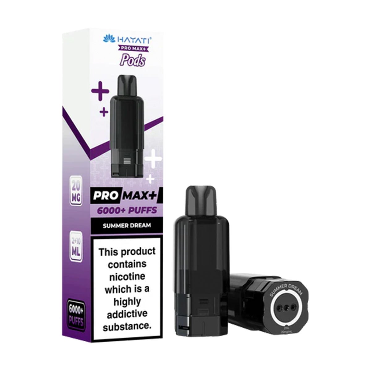 Hayati Pro Max Plus 6k Prefilled Pod Refill Pack - Prime Vapes UK