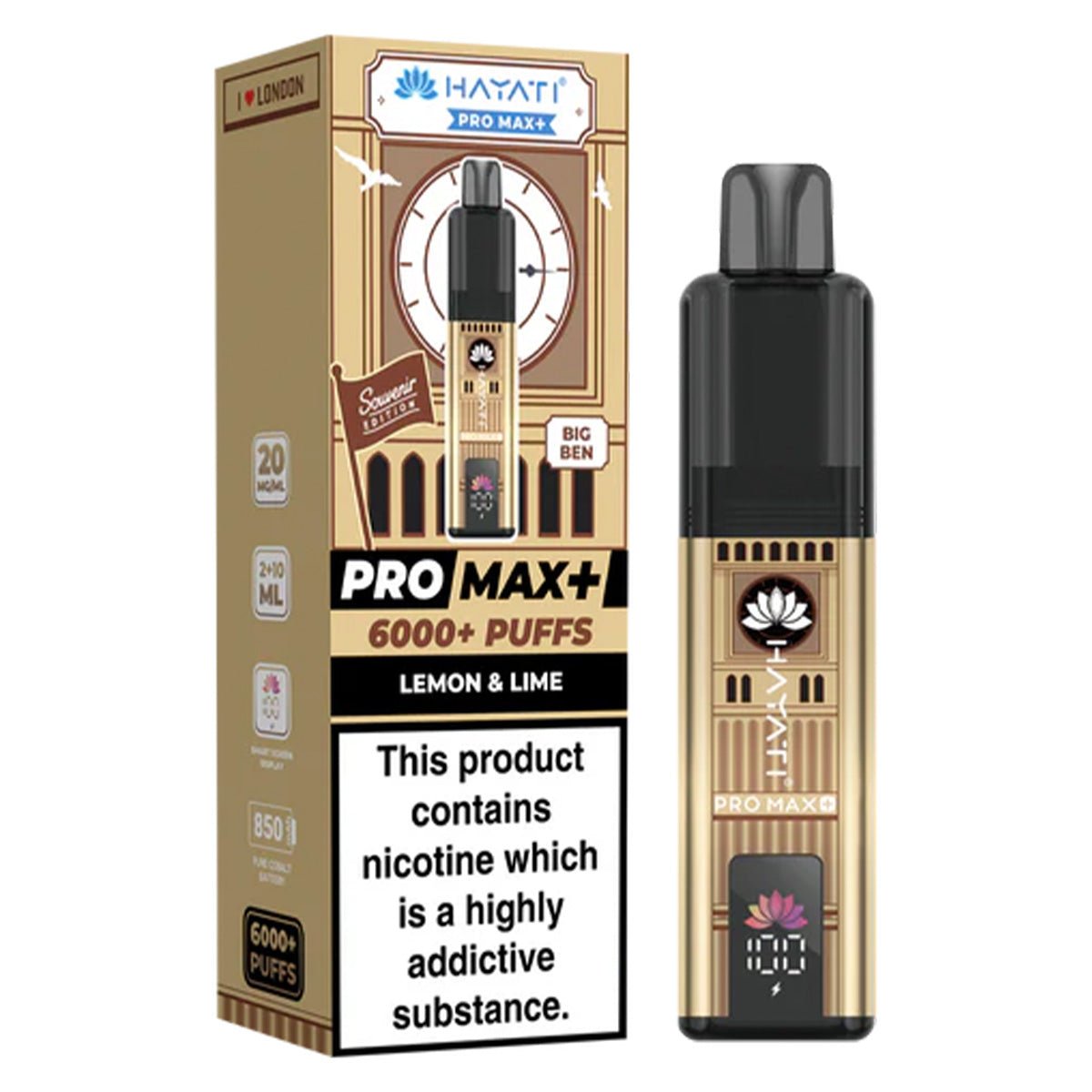 Hayati Pro Max Plus 6k Rechargeable Pre - Filled Pod Kit by Hayati - Prime Vapes UK