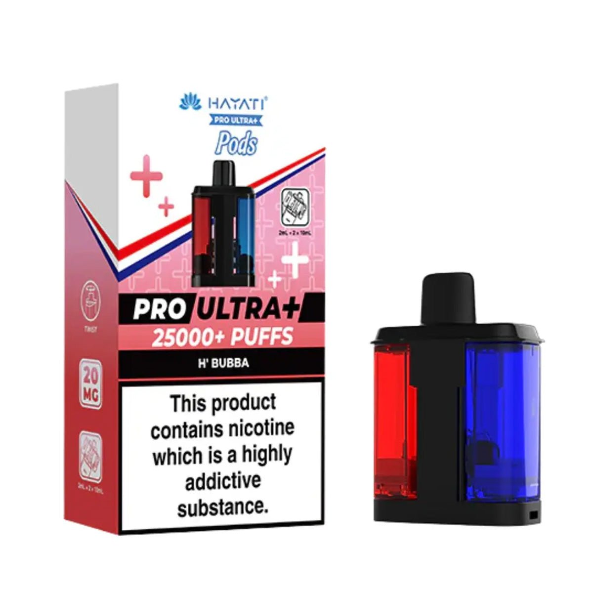 Hayati Pro Ultra Plus 25k Prefilled Pod Refill Pack - Prime Vapes UK