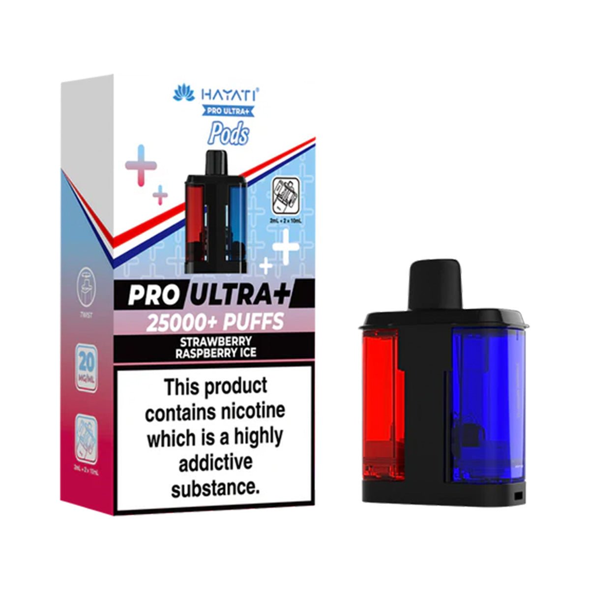 Hayati Pro Ultra Plus 25k Prefilled Pod Refill Pack - Prime Vapes UK
