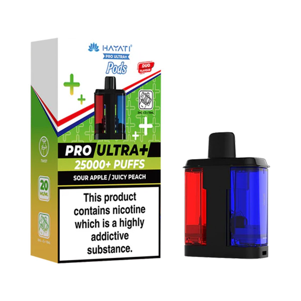 Hayati Pro Ultra Plus 25k Prefilled Pod Refill Pack - Prime Vapes UK