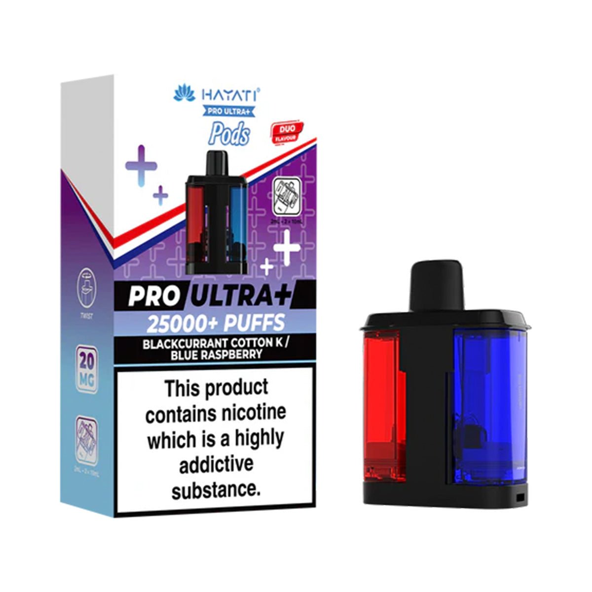 Hayati Pro Ultra Plus 25k Vapes & Refill Pods | Any 2 For 15  Prime Vapes  UK