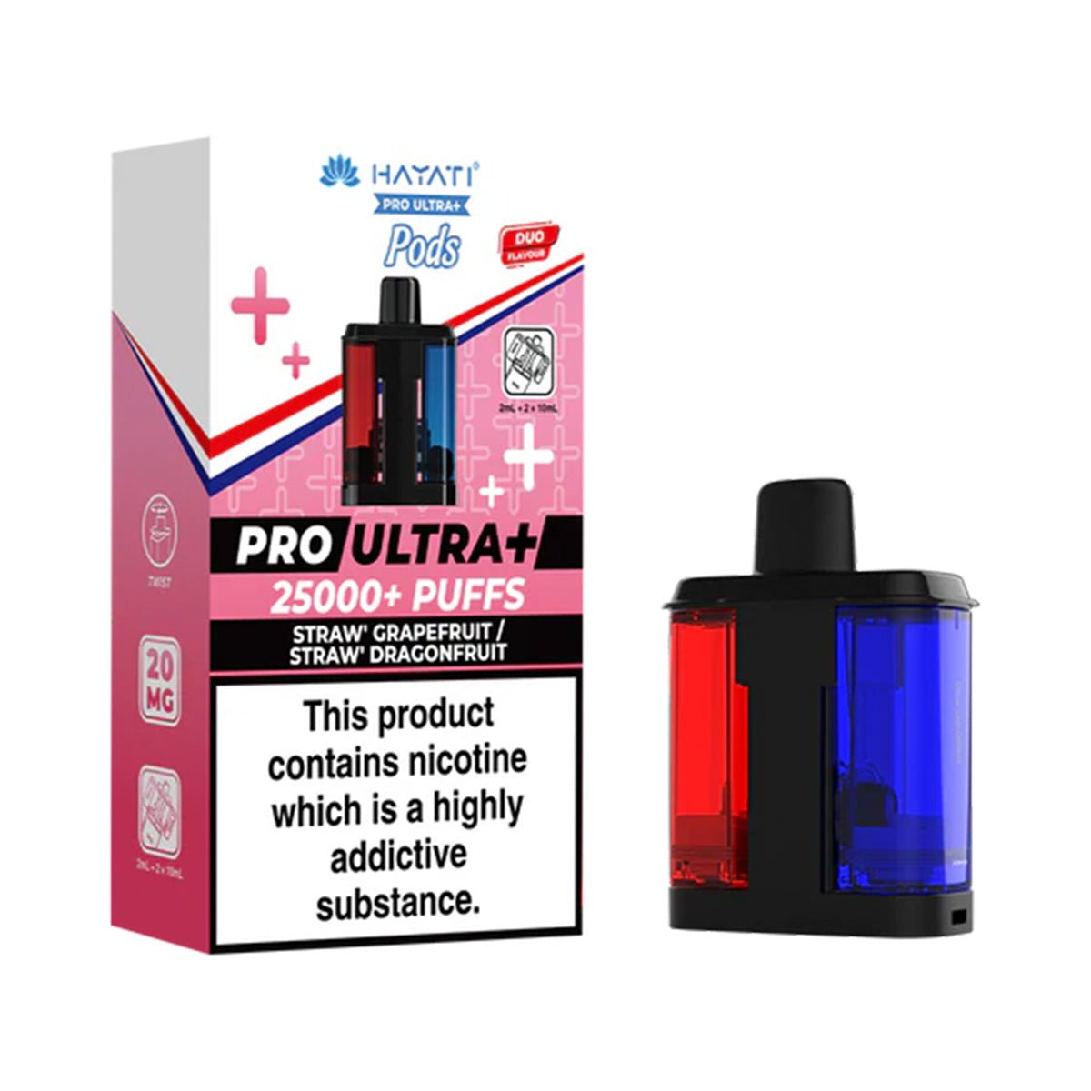 Hayati Pro Ultra Plus 25k Prefilled Pod Refill Pack - Prime Vapes UK