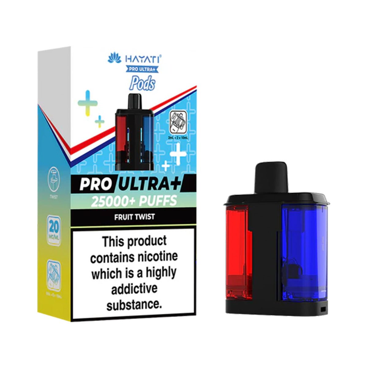 Hayati Pro Ultra Plus 25k Prefilled Pod Refill Pack - Prime Vapes UK
