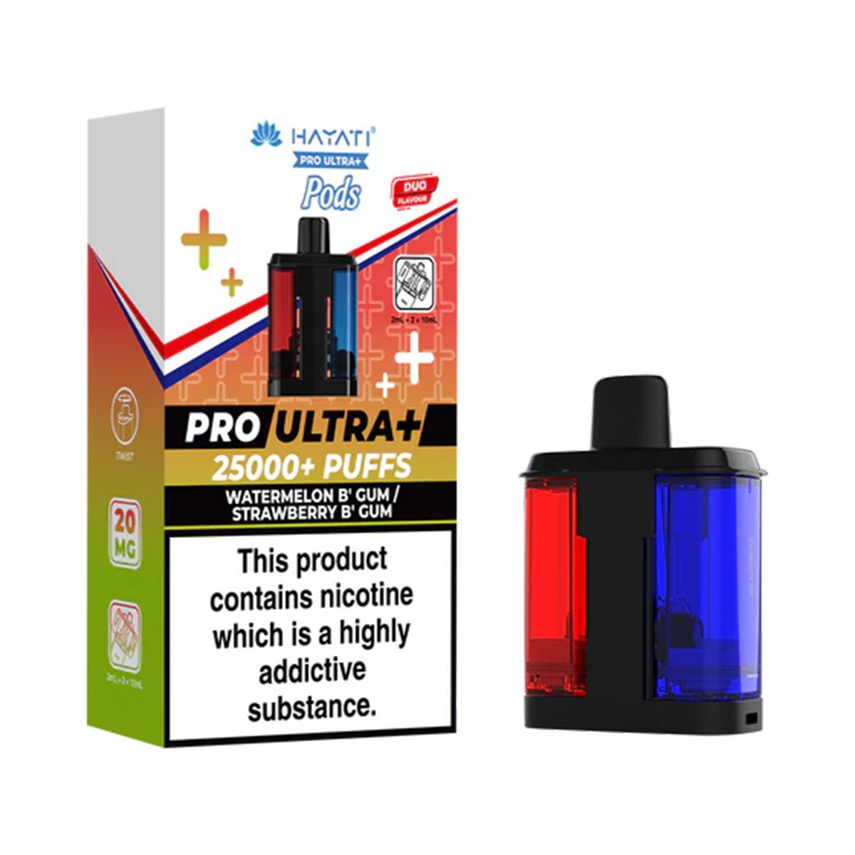 Hayati Pro Ultra Plus 25k Prefilled Pod Refill Pack - Prime Vapes UK