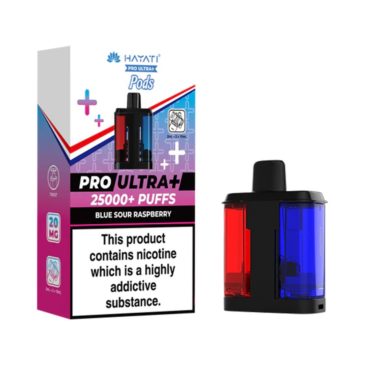 Hayati Pro Ultra Plus 25k Prefilled Pod Refill Pack - Prime Vapes UK