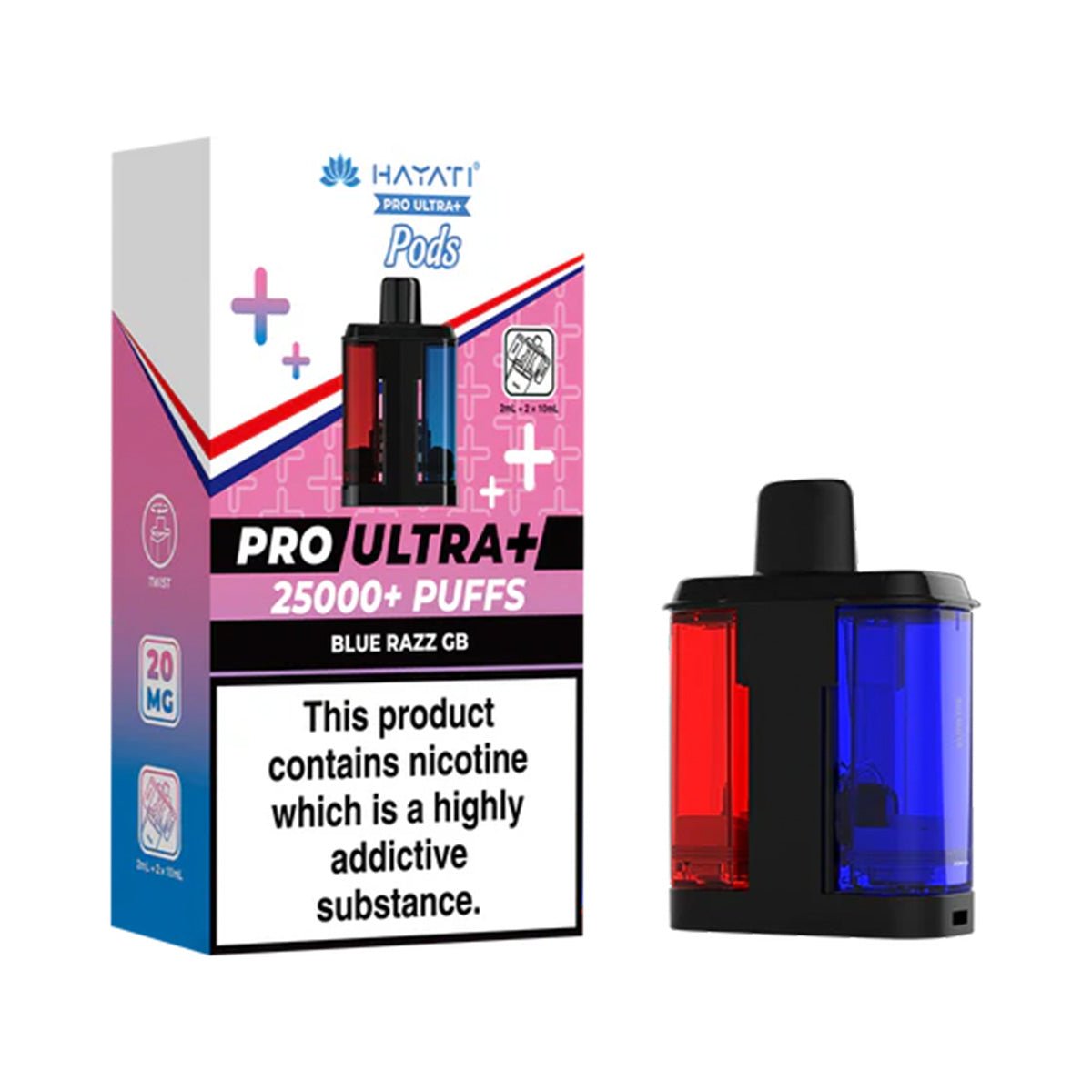 Hayati Pro Ultra Plus 25k Prefilled Pod Refill Pack - Prime Vapes UK