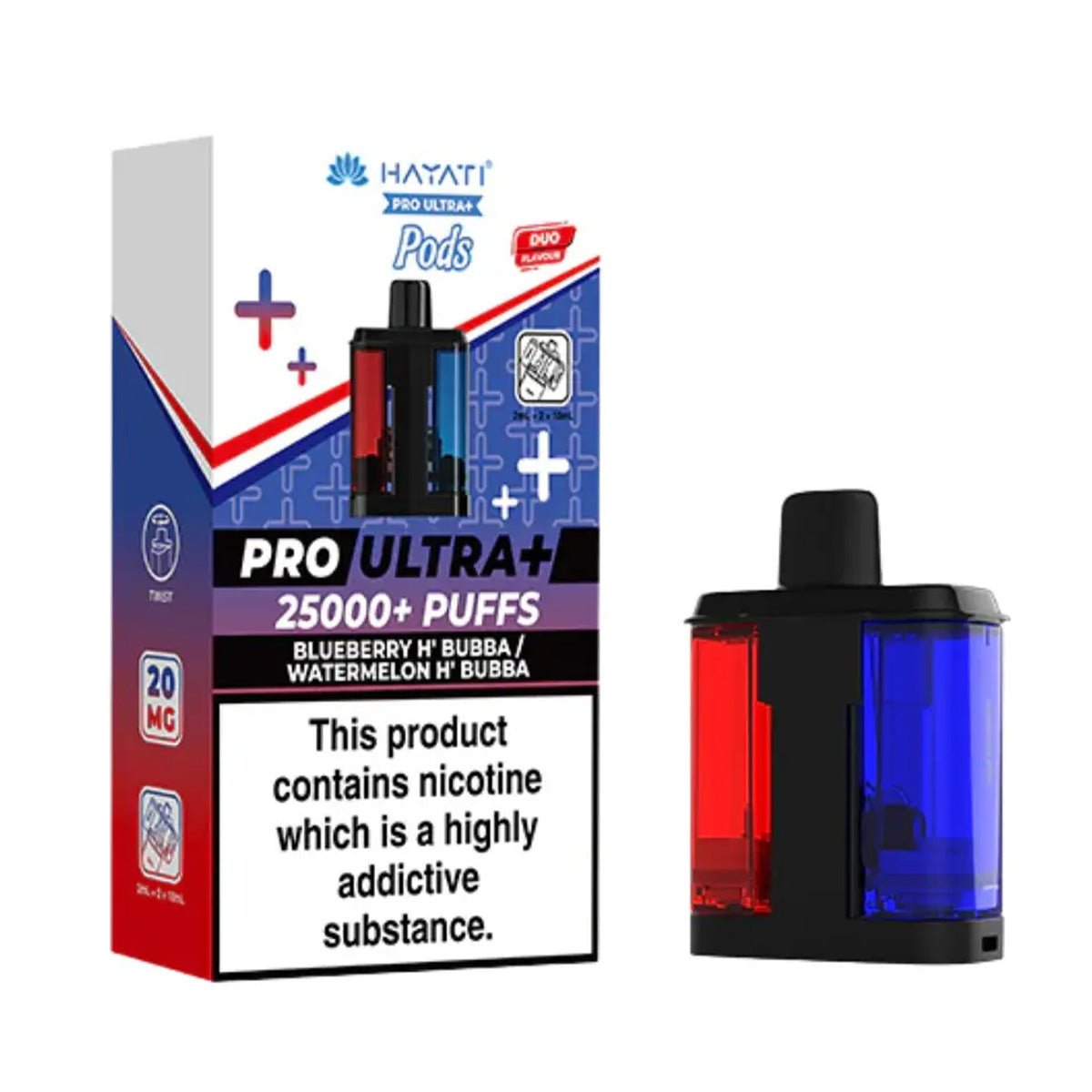 Hayati Pro Ultra Plus 25k Prefilled Pod Refill Pack - Prime Vapes UK
