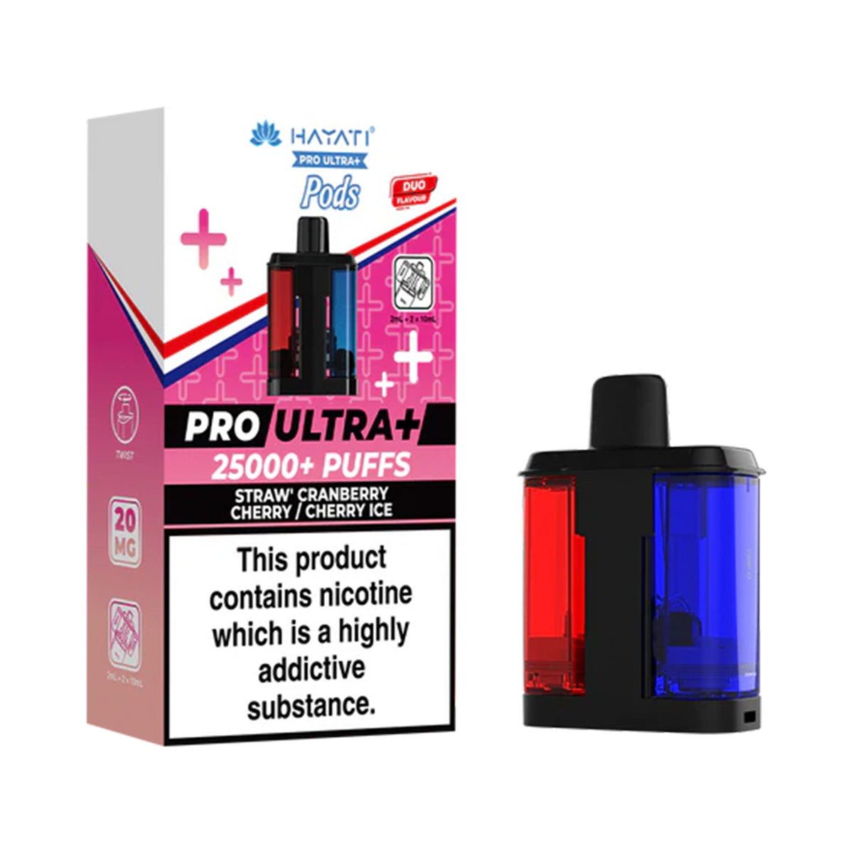 Hayati Pro Ultra Plus 25k Prefilled Pod Refill Pack - Prime Vapes UK
