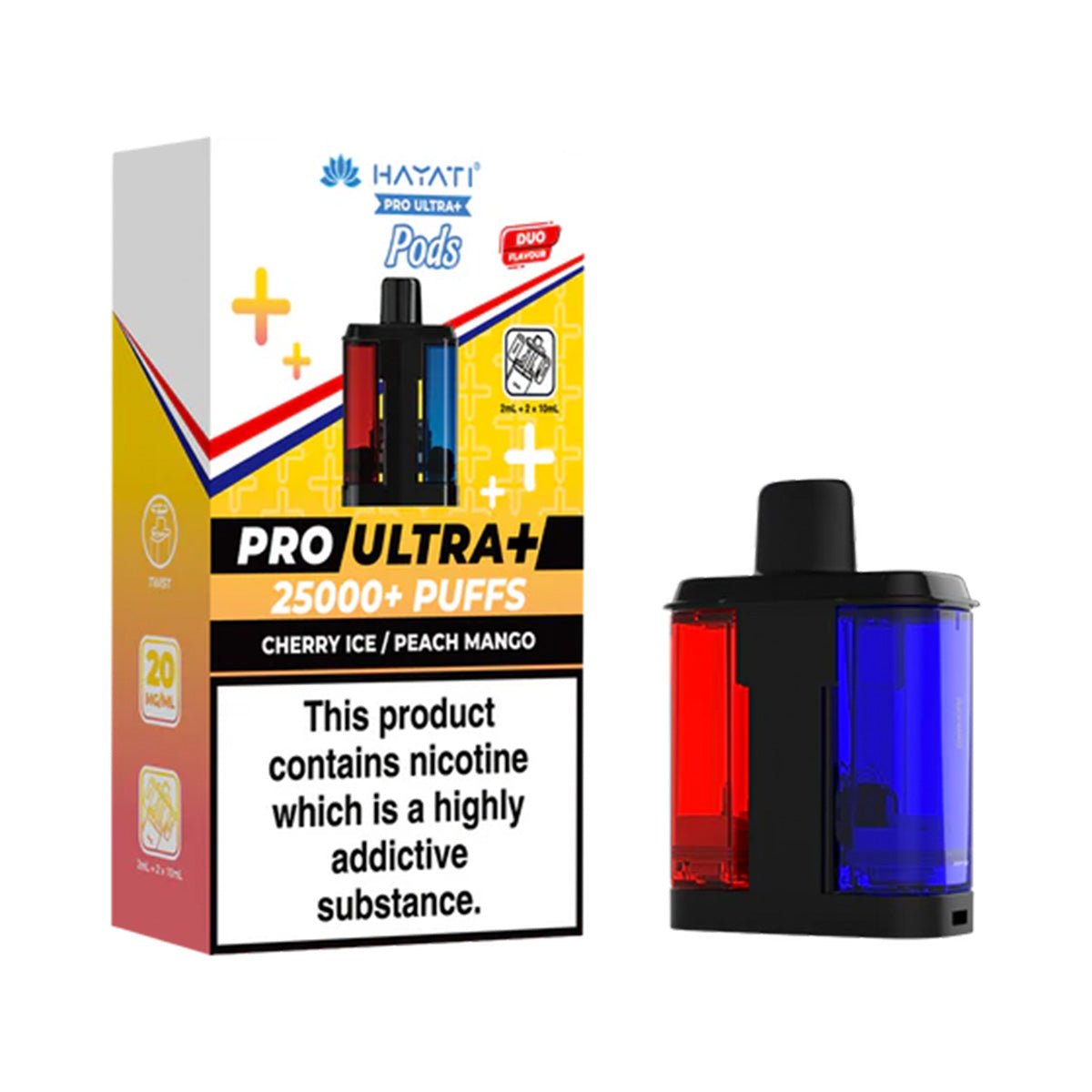 Hayati Pro Ultra Plus 25k Prefilled Pod Refill Pack - Prime Vapes UK