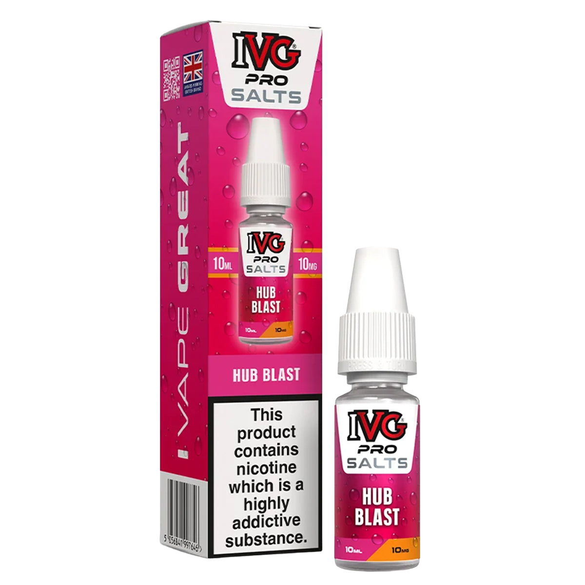 Hub Blast 10ml Nic Salt by IVG Pro Salts