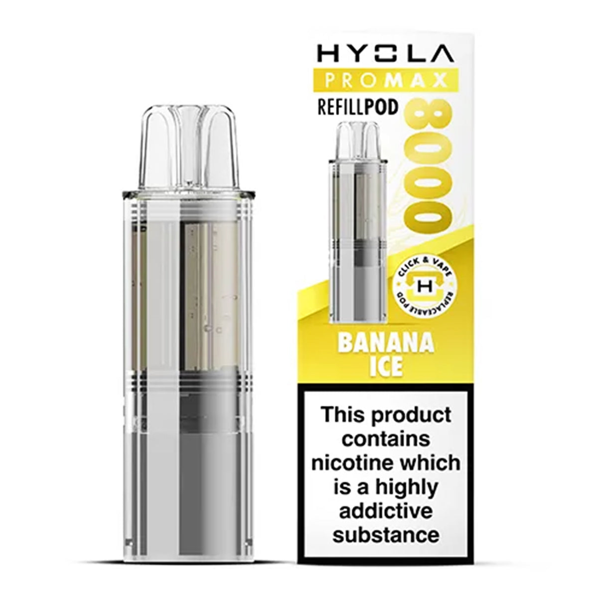 Banana Ice Pro Max 8000 Prefilled Pod by Hyola