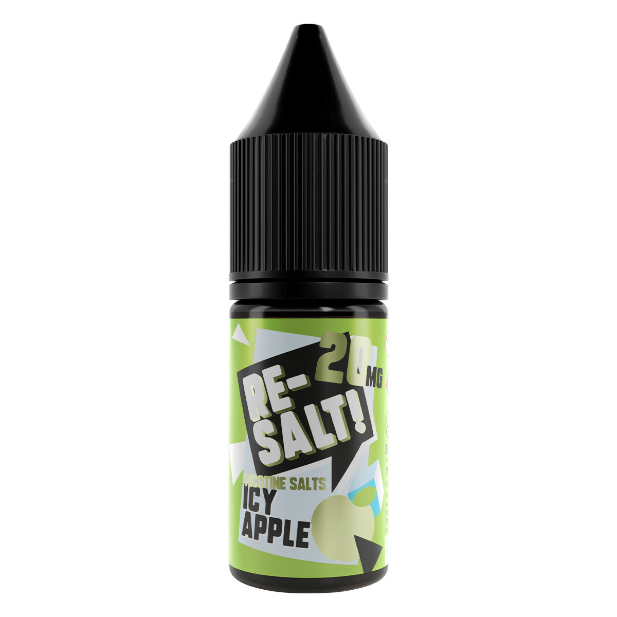 icy apple nic salt vape juice by resalt