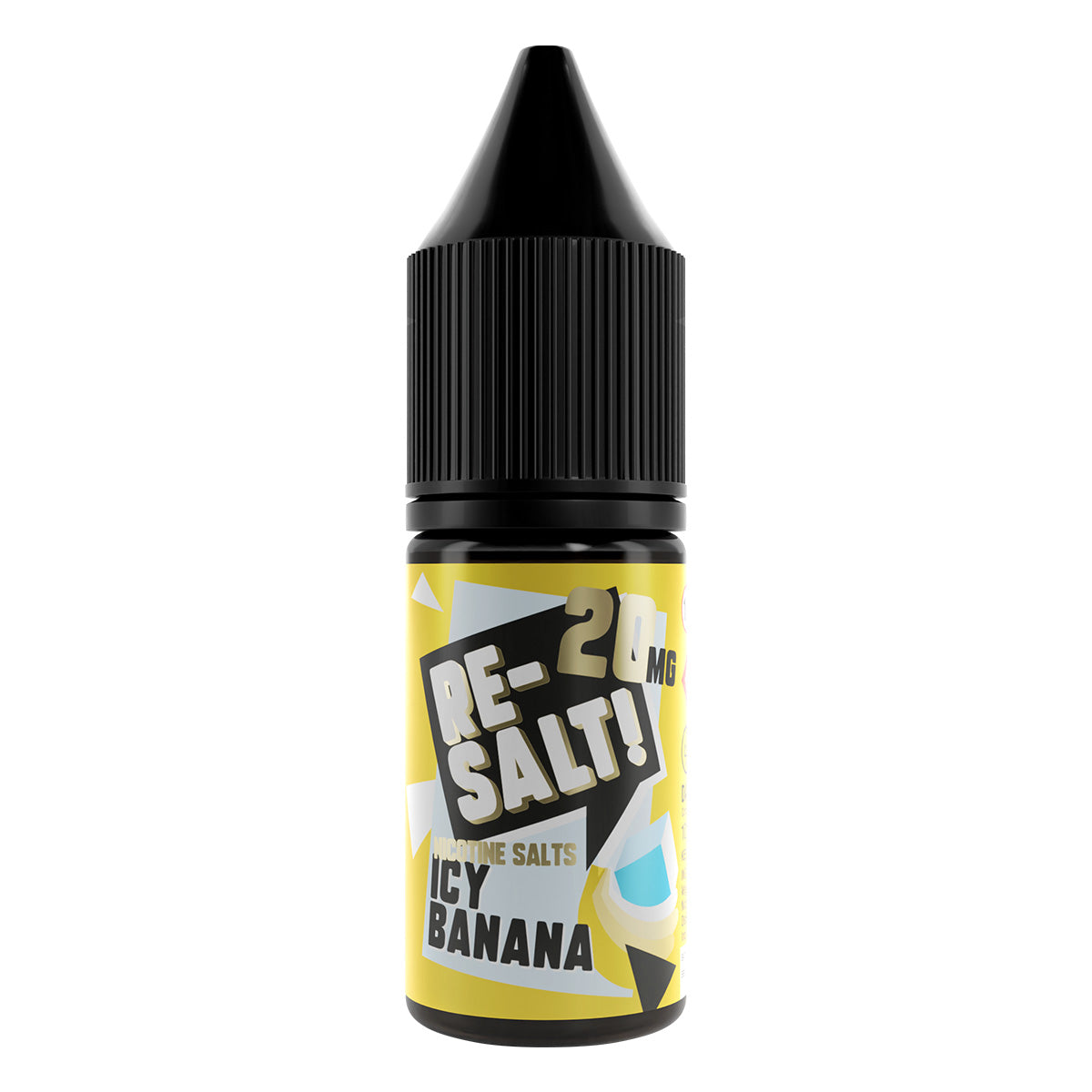 icy banana nic salt vape juice by resalt