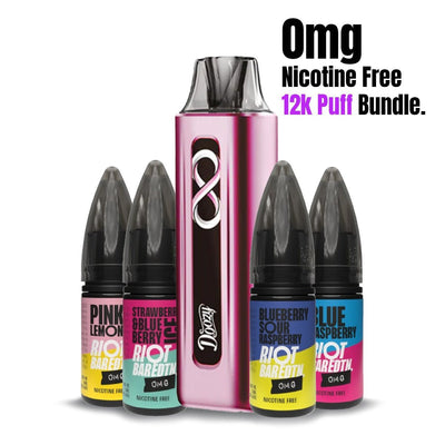 Infinity Zero Nicotine Vape Bundle by Doozy