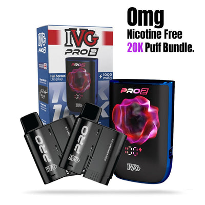 IVG Pro 2 Zero Nicotine Vape Bundle Pre-filled Pod Kit