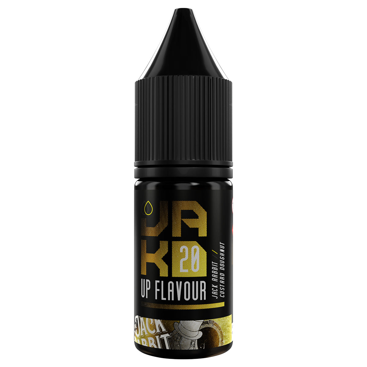 jack rabbit custard doughnut 10ml nic salt vape juice by jakd - prime vapes uk