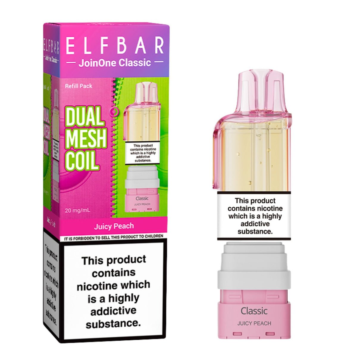 Juicy Peach JoinOne15 Pre - filled Pod by Elf Bar - Prime Vapes UK