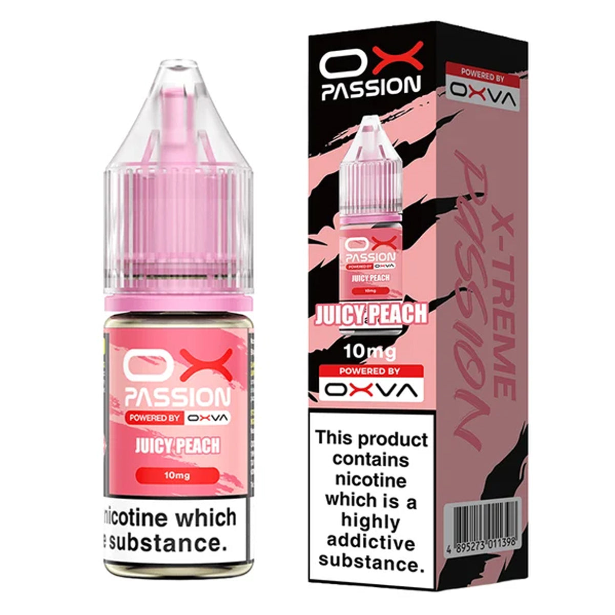 Juicy Peach 10ml Nic Salt by OX Passion