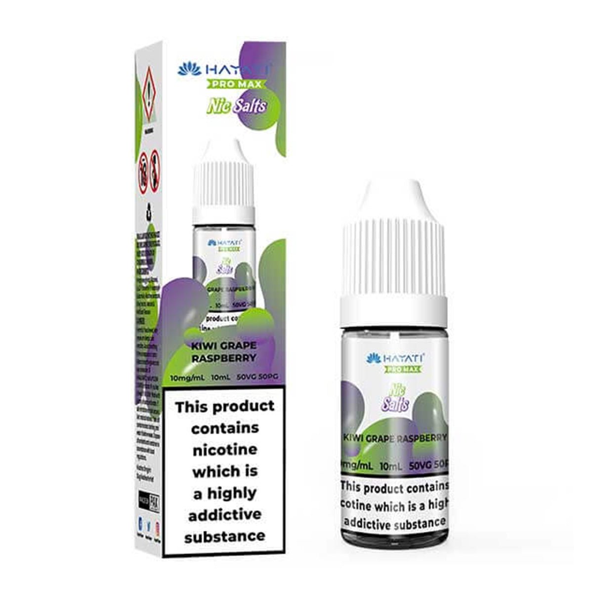 Kiwi Grape Raspberry 10ml Nic Salt By Hayati - Prime Vapes UK