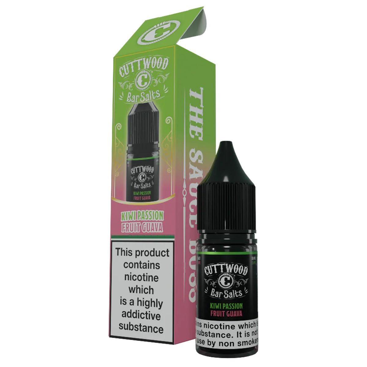 Kiwi Passionfruit Guava 10ml Nic Salt E-liquid By Cuttwood Bar Salts - Prime Vapes UK