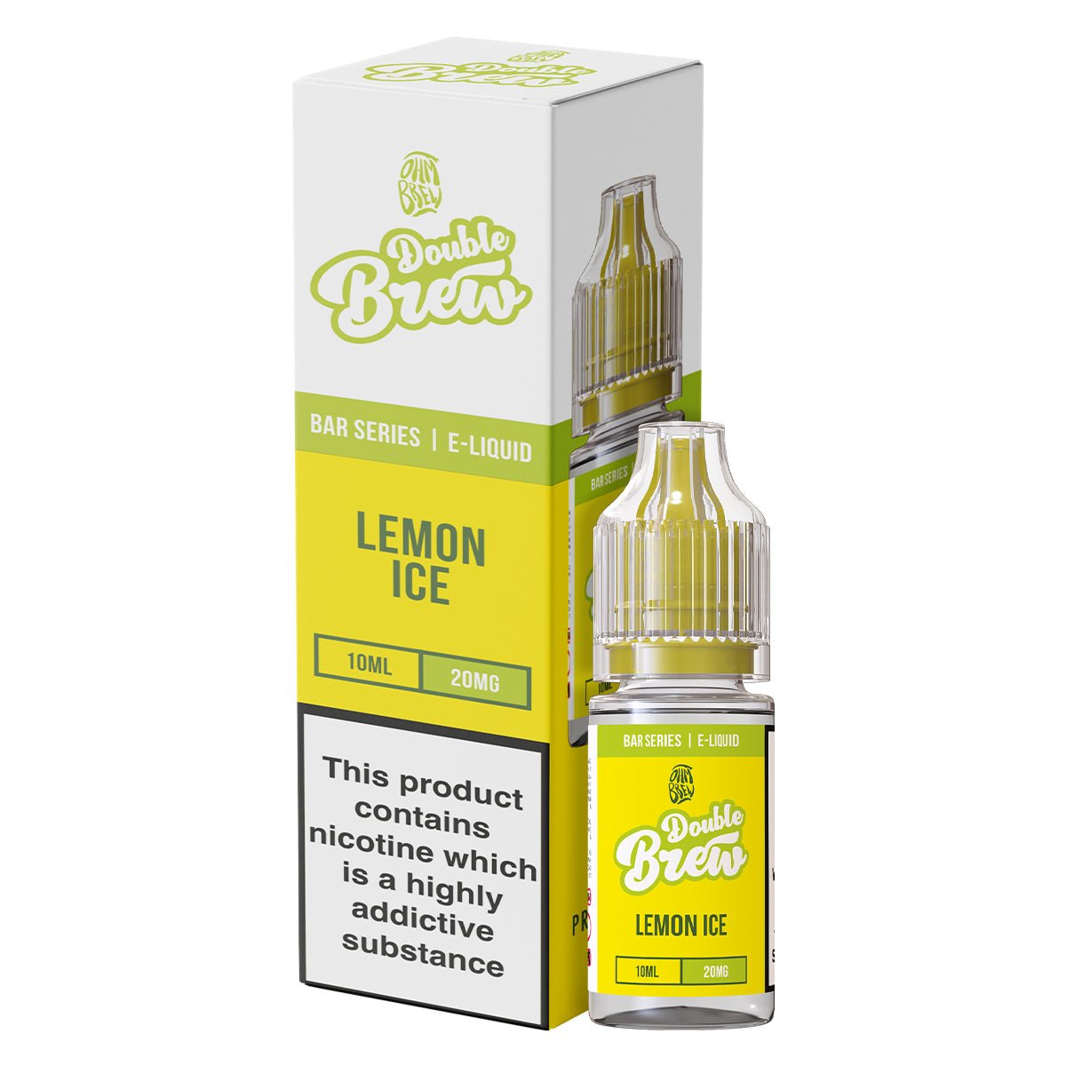 Lemon Ice Double Brew 10ml Nic Salt By Ohm Brew - Prime Vapes UK