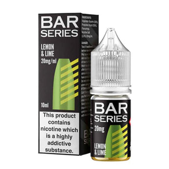 Lemon & Lime 10ml Nic Salt By Bar Series - Prime Vapes UK