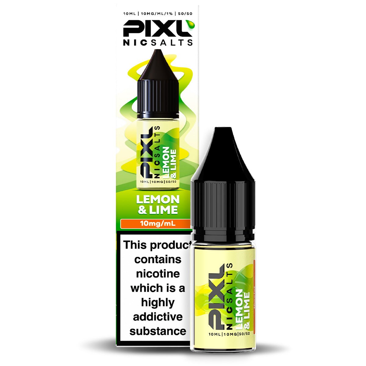 Lemon Lime 10ml Nic Salt By PIXL Salts - Prime Vapes UK