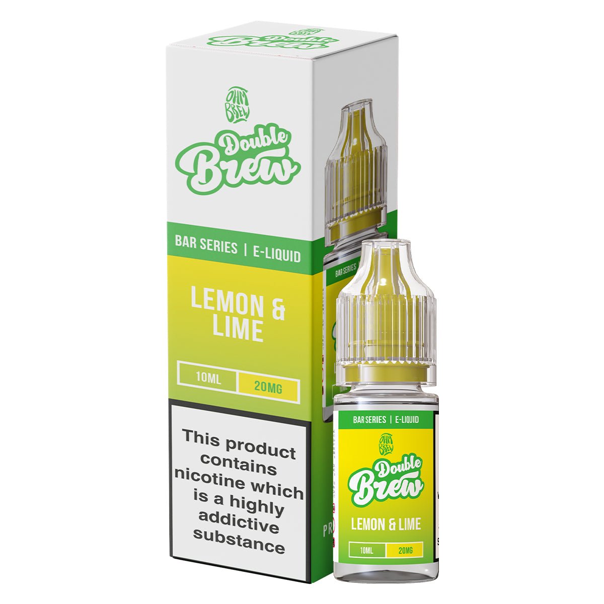 Lemon & Lime Double Brew 10ml Nic Salt By Ohm Brew - Prime Vapes UK