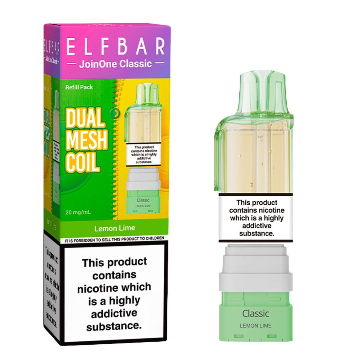 Lemon Lime JoinOne15 Pre - filled Pod by Elf Bar - Prime Vapes UK