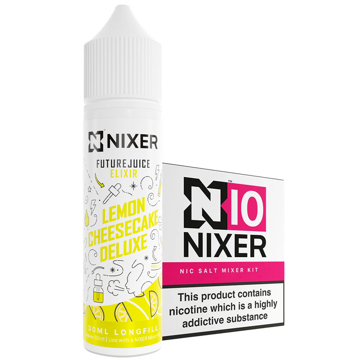 Lemon Cheesecake Deluxe 30ml Longfill Concentrate By Nixer x Future Juice