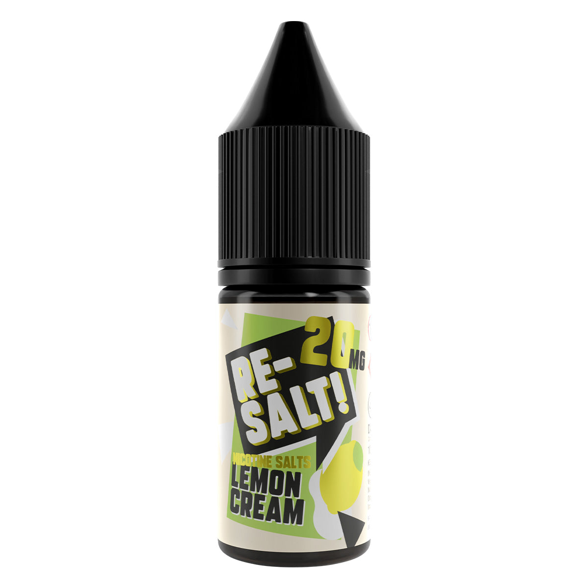 lemon cream nic salt vape juice by resalt