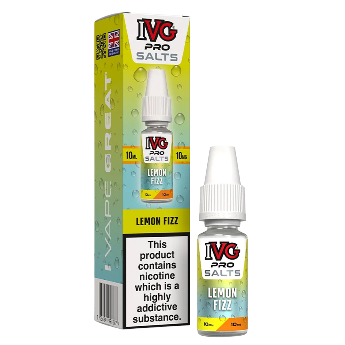 Lemon Fizz 10ml Nic Salt by IVG Pro Salts