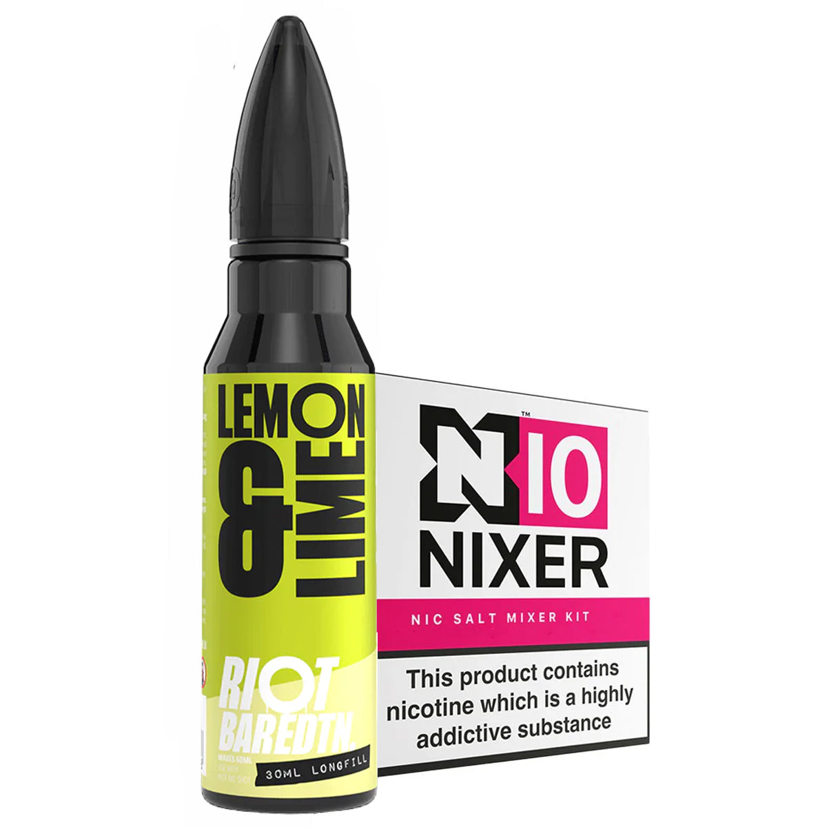 Lemon & Lime 30ml Longfill Concentrate By Riot Squad
