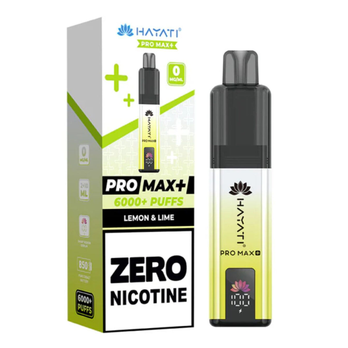 lemon lime hayati 6k plus 0mg zero nicotine vapes - Prime Vapes UK Vape shop