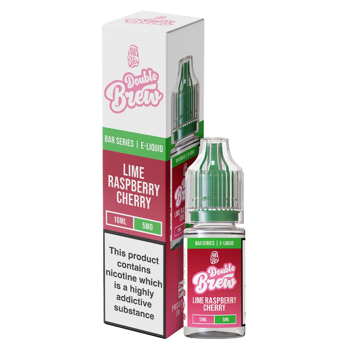 Lime Raspberry Cherry Double Brew 10ml Nic Salt By Ohm Brew - Prime Vapes UK