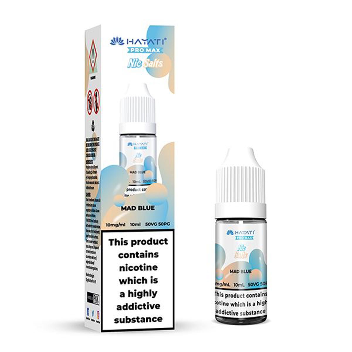 Mad Blue 10ml Nic Salt By Hayati Salts - Prime Vapes UK