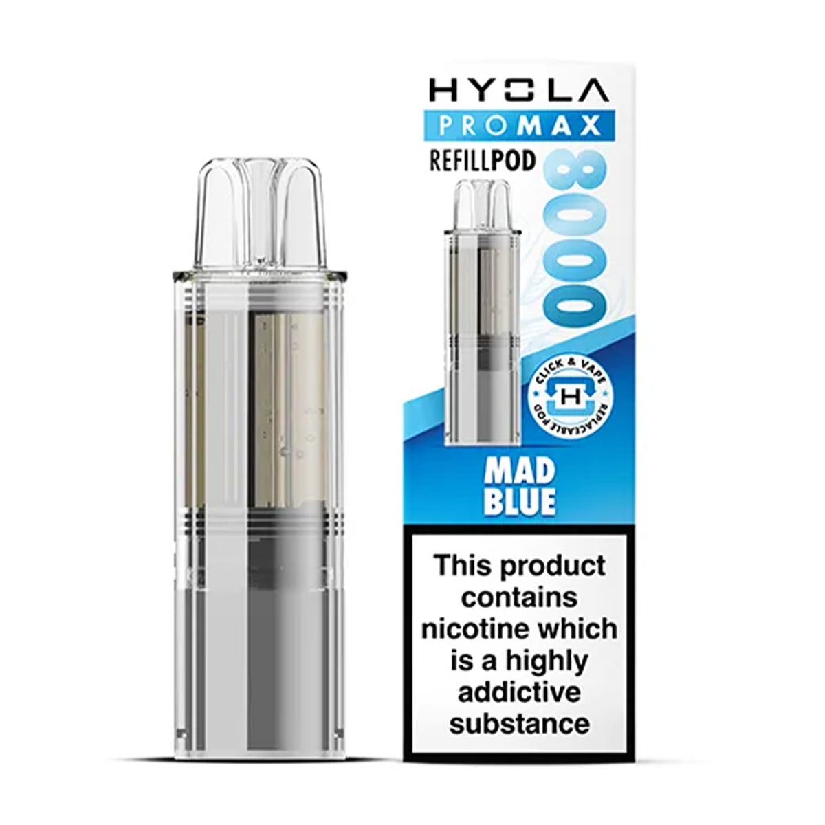 Mad Blue Pro Max 8000 Prefilled Pod by Hyola