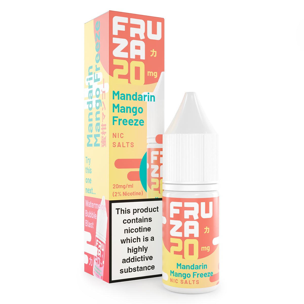 Mandarin Mango Freeze 10ml Nic Salt By Fruza - Prime Vapes UK