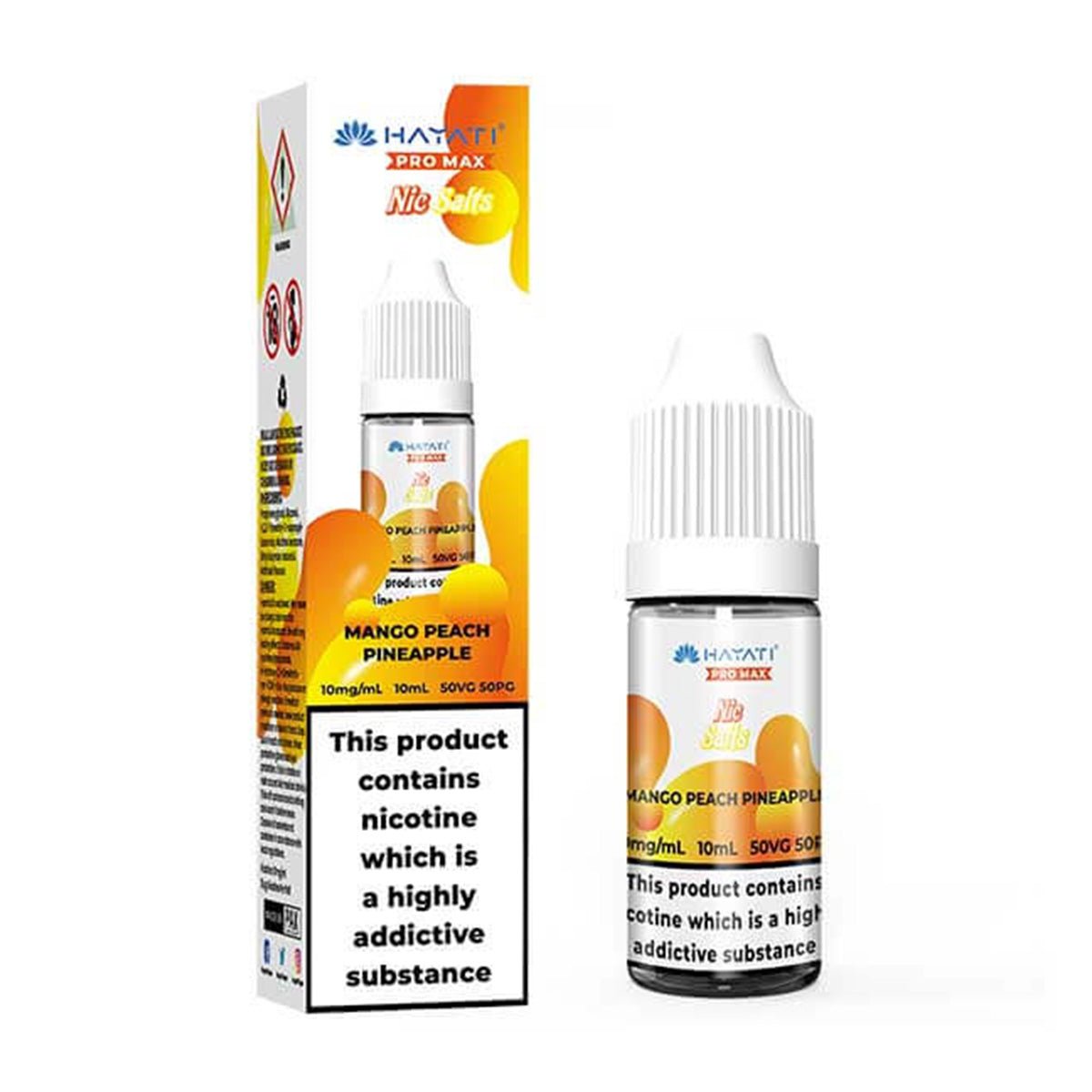 Mango Peach Pineapple 10ml Nic Salt By Hayati - Prime Vapes UK
