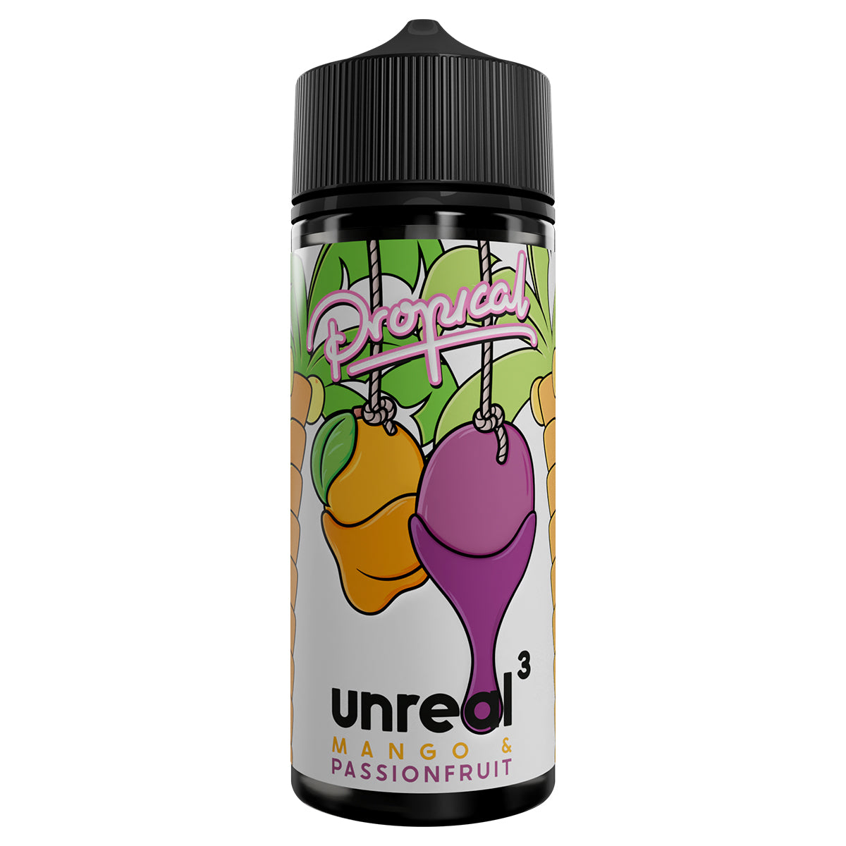 mango passion fruit 100ml vape juice shortfill by unreal 3 - prime vapes uk