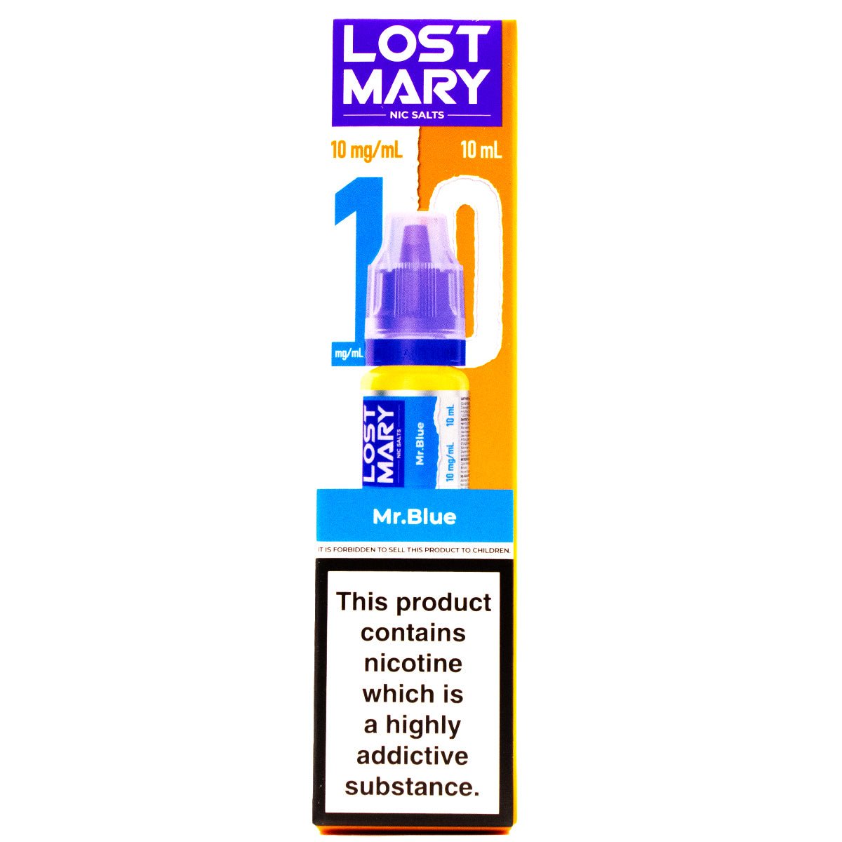 Mr Blue 10ml Nic Salt E - liquid By Lost Mary Nic Salts - Prime Vapes UK