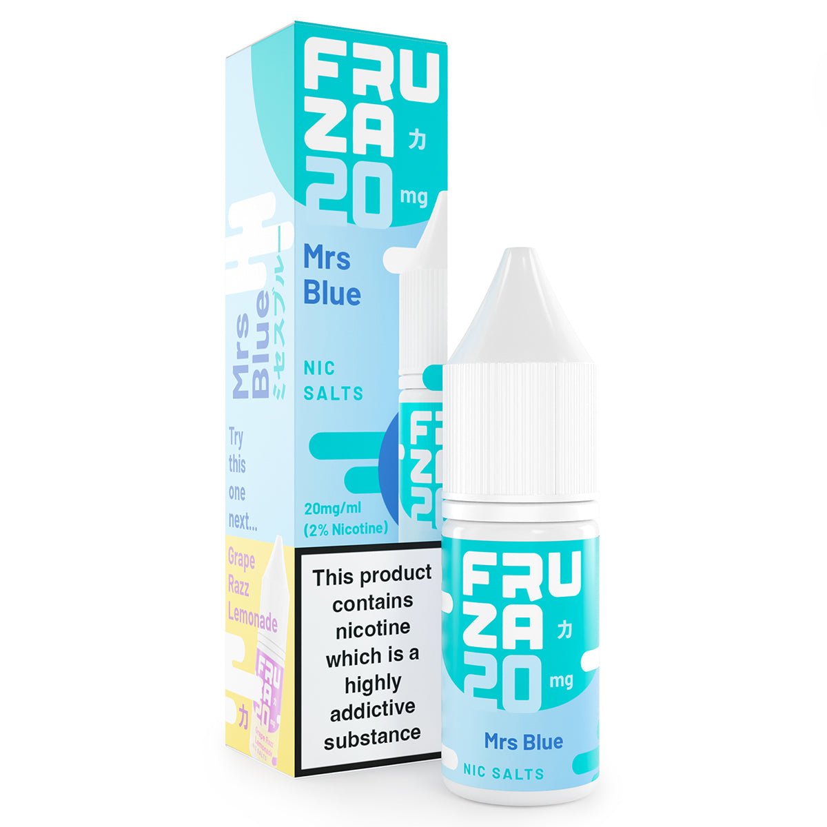 Mrs Blue 10ml Nic Salt By Fruza - Prime Vapes UK