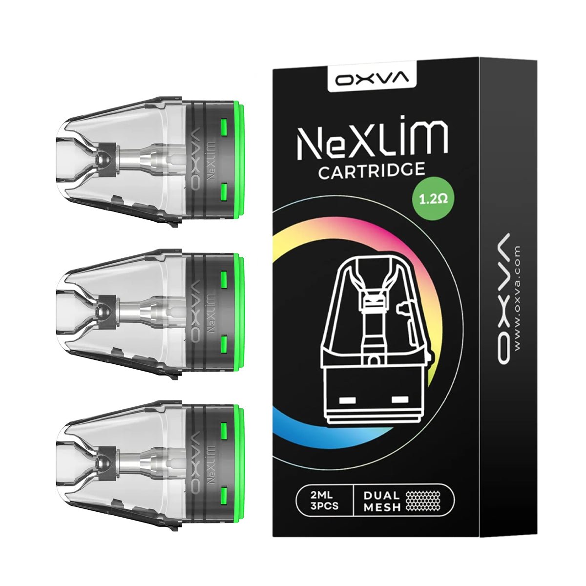 NeXlim 4ml Replacement Pod Cartridges by Oxva | XL 3pcs Prime Vapes UK NeXlim 4ml Replacement Pod Cartridges by Oxva | XL 3pcs Prime Vapes UK