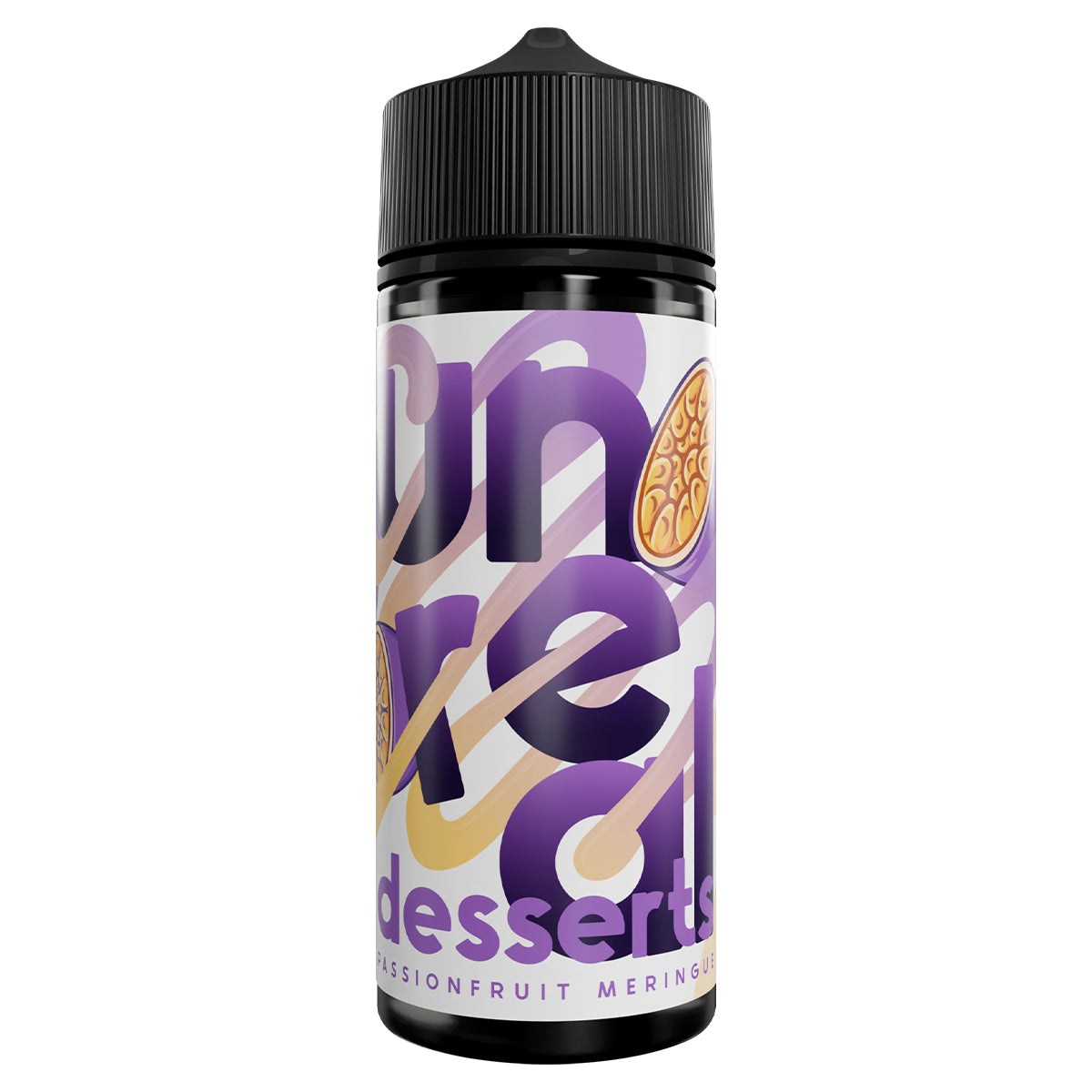 passionfruit meringue 100ml vape juice shortfill by unreal desserts - prime vapes uk