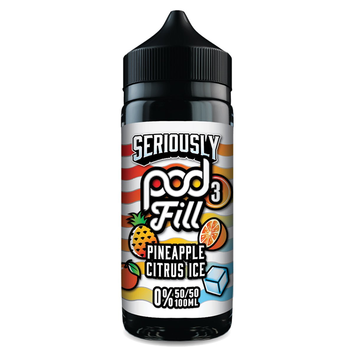 Pineapple Citrus Ice 100ml Shortfill By Seriously Pod Fill 3 - Prime Vapes UK