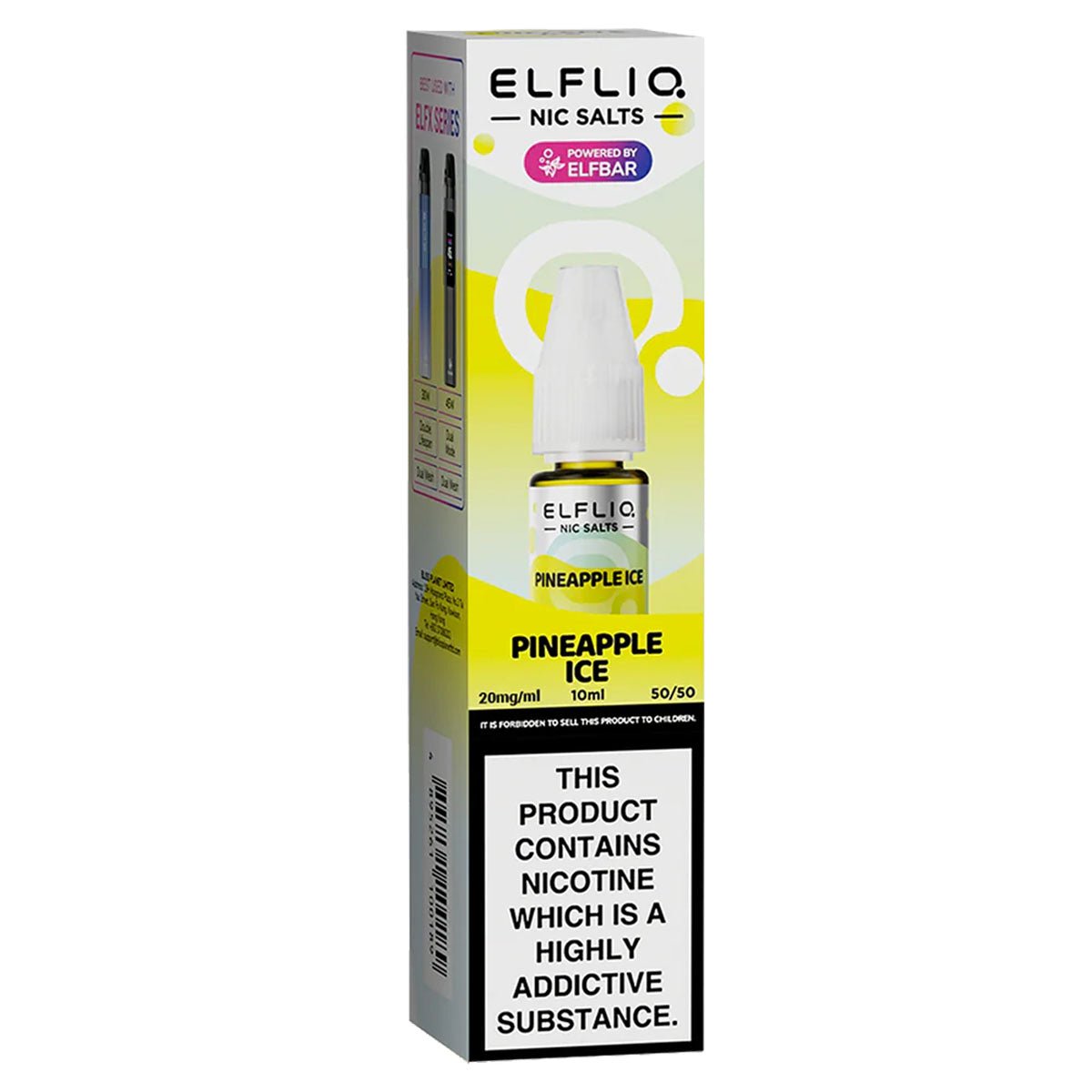 Pineapple Ice 10ml Nic Salt By Elf Bar Elfliq - Prime Vapes UK