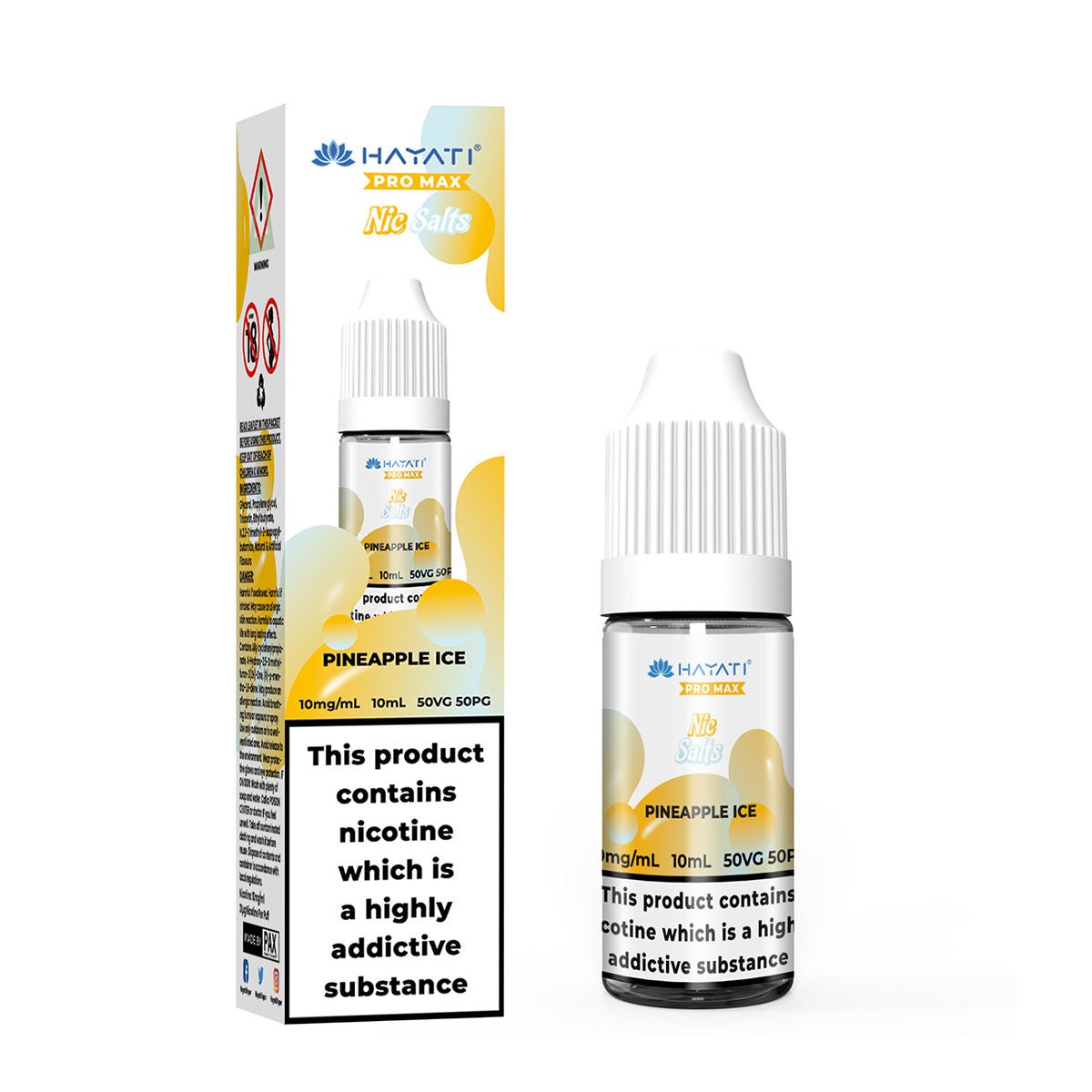 Pineapple Ice 10ml Nic Salt By Hayati - Prime Vapes UK