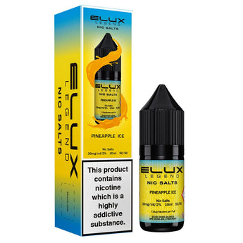 Pineapple Ice 10ml Nic Salt E - liquid By Elux Legend - Prime Vapes UK